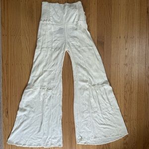 Layered flowy beach pants